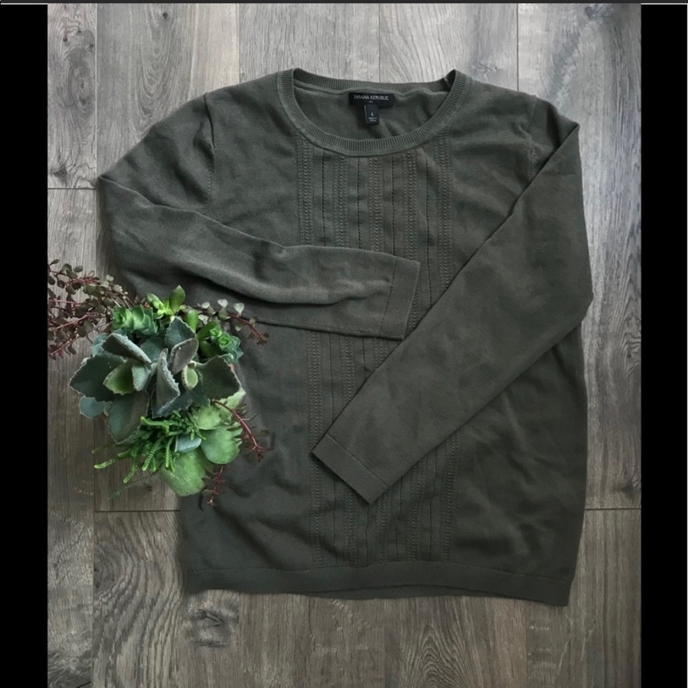Banana Republic sweater - Olive green - L
